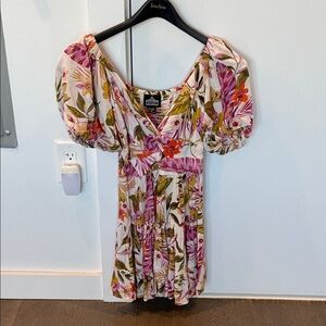Angie Multicolor Rayon Dress